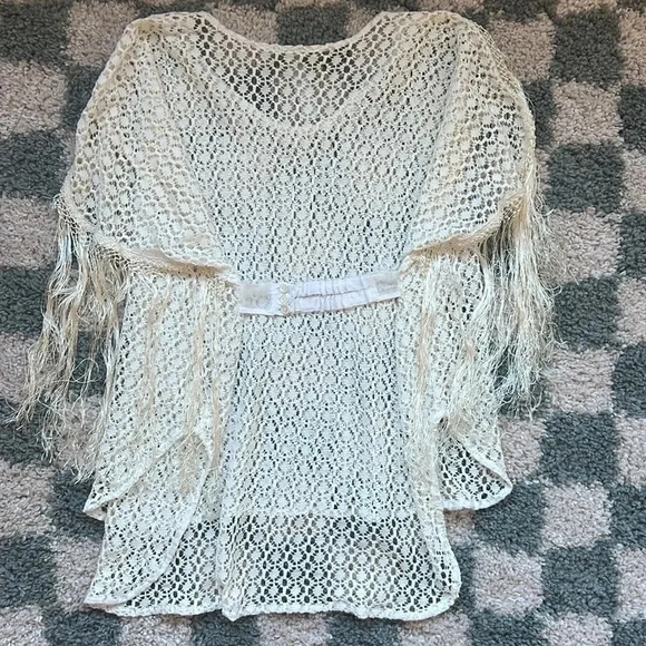 Free People Fringe & Lace Top! - Picture 3 of 3